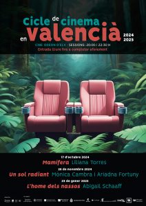 Cartell del Cicle de cinema en valencià